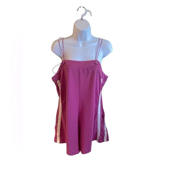 TCEC Romper Size Large Fuchsia Pull On Adjustable Toggle Spaghetti Straps - Picture 3 of 13